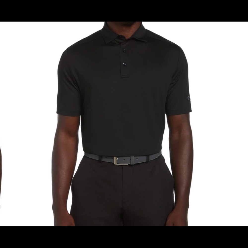 Mens Cooling Micro Hex Polo